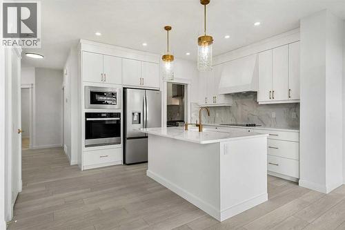 94 Cornerbrook Crescent Ne, Calgary, AB - Indoor Photo Showing Kitchen With Upgraded Kitchen