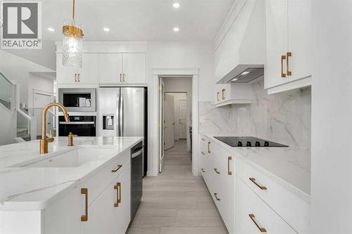 94 Cornerbrook Crescent Ne, Calgary, AB - Indoor Photo Showing Kitchen With Upgraded Kitchen