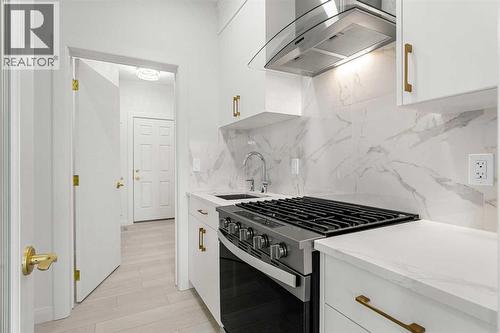 94 Cornerbrook Crescent Ne, Calgary, AB - Indoor Photo Showing Kitchen With Upgraded Kitchen