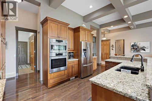 149 Mt Douglas Circle Se, Calgary, AB - Indoor Photo Showing Kitchen With Double Sink With Upgraded Kitchen