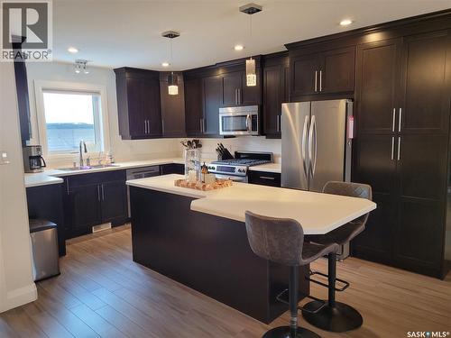 1229 2Nd Avenue N, Saskatoon, SK - Indoor Photo Showing Kitchen With Stainless Steel Kitchen With Upgraded Kitchen