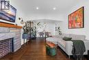 177 Houghton Avenue S, Hamilton, ON  - Indoor Photo Showing Living Room With Fireplace 