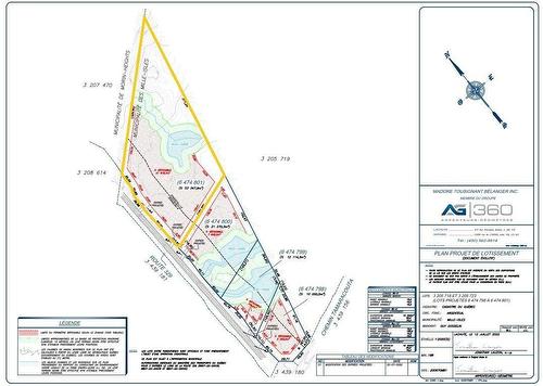 Plan (croquis) - Route 329, Mille-Isles, QC 