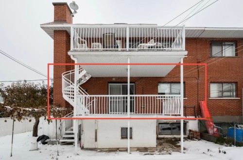 Balcon - 8502 Rue Chauveau, Montréal (Saint-Léonard), QC - Outdoor With Exterior