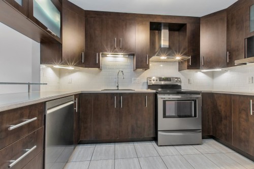 Cuisine - 201-691 Mtée Des Pionniers, Terrebonne (Lachenaie), QC - Indoor Photo Showing Kitchen With Upgraded Kitchen