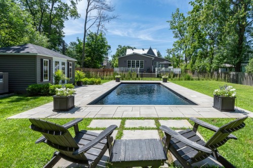 Pool - 41 Rue Lakeshore, Beaconsfield, QC - Outdoor With Backyard
