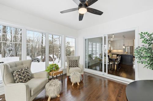 Véranda - 1377 Ch. Gémont, Saint-Adolphe-D'Howard, QC - Indoor Photo Showing Living Room