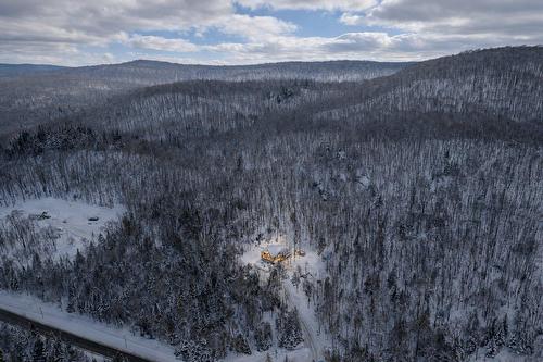 Photo aérienne - 1377 Ch. Gémont, Saint-Adolphe-D'Howard, QC - Outdoor With View