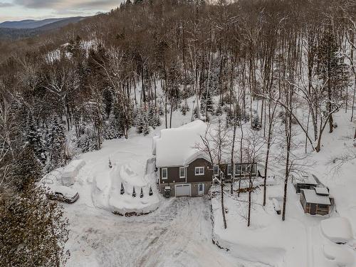 Photo aérienne - 1377 Ch. Gémont, Saint-Adolphe-D'Howard, QC - Outdoor With View