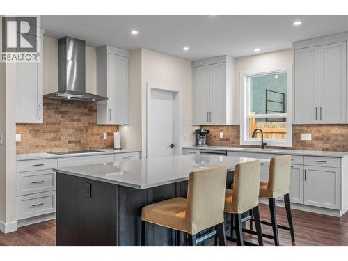 8909 Cherry Lane, Coldstream, BC - Indoor Photo Showing Kitchen With Upgraded Kitchen