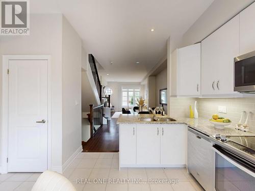 2161 Lillykin Street, Oakville, ON - Indoor Photo Showing Kitchen With Double Sink