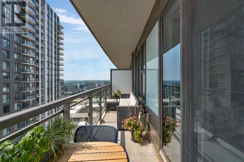 1507 - 85 Duke Street W, Kitchener, ON - Outdoor With Balcony With Exterior