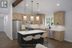 Rendering of the kitchen - 