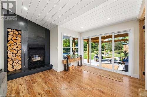 16 Bonisteel Road, Quinte West, ON - Indoor With Fireplace