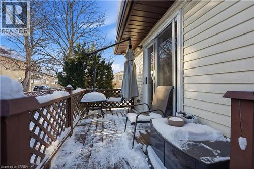 Back deck - 187 Sydenham Street, Brantford, ON - Outdoor With Exterior