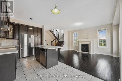 40 Spokanne Street N, Brampton, ON - Indoor With Fireplace