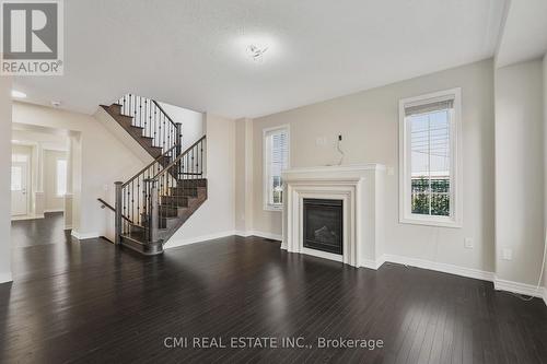 40 Spokanne Street N, Brampton, ON - Indoor Photo Showing Living Room With Fireplace