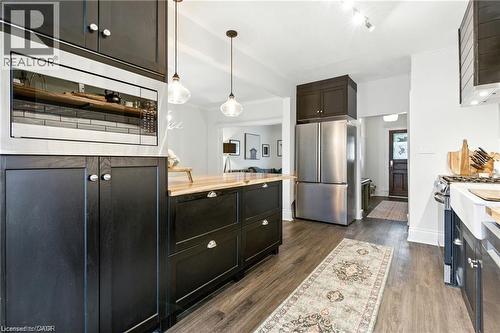 12 Francis Street, Hamilton, ON - Indoor Photo Showing Kitchen With Stainless Steel Kitchen With Upgraded Kitchen