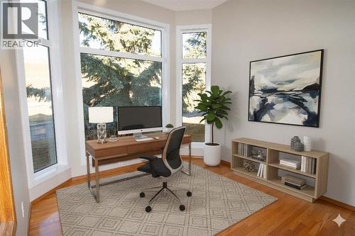 Den/Office - Virtual Staging - 16 Eagleview Heights Nw, Cochrane, AB - Indoor Photo Showing Other Room