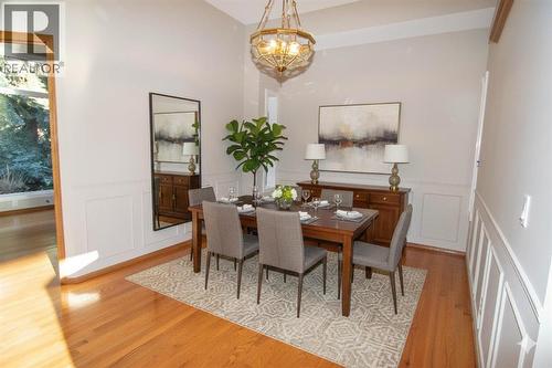 Dining - Virtual Staging - 16 Eagleview Heights Nw, Cochrane, AB - Indoor Photo Showing Dining Room