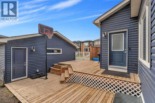 7 Corner Meadows Common Ne, Calgary, AB - Outdoor With Deck Patio Veranda With Exterior