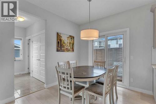 7 Corner Meadows Common Ne, Calgary, AB - Indoor Photo Showing Dining Room