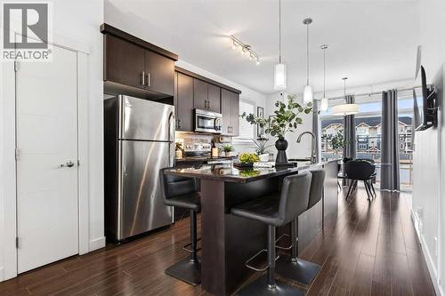 404 Redstone View Ne, Calgary, AB - Indoor Photo Showing Kitchen With Stainless Steel Kitchen With Upgraded Kitchen