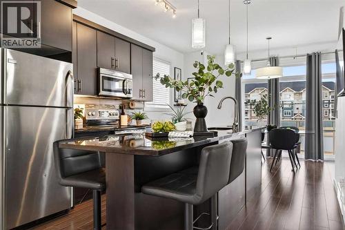 404 Redstone View Ne, Calgary, AB - Indoor Photo Showing Kitchen With Stainless Steel Kitchen With Upgraded Kitchen