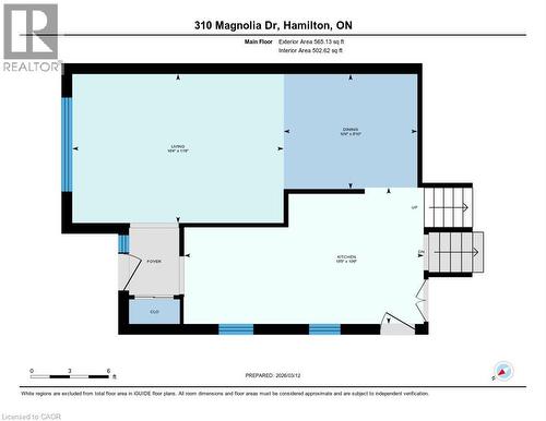 View of floor plan / room layout - 310 Magnolia Drive, Hamilton, ON 