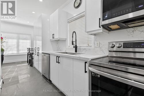 33 Panorama Way, Hamilton, ON - Indoor Photo Showing Kitchen With Double Sink With Upgraded Kitchen
