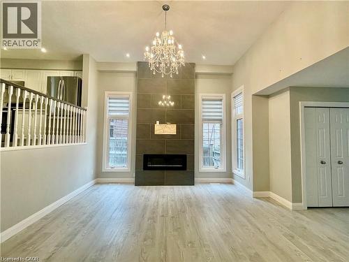 229 Sunny Meadow Court, Kitchener, ON - Indoor With Fireplace