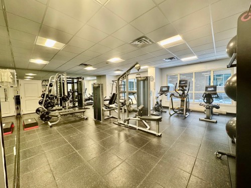 Salle d'exercice - 19F-1200 Boul. De Maisonneuve O., Montréal (Ville-Marie), QC - Indoor Photo Showing Gym Room