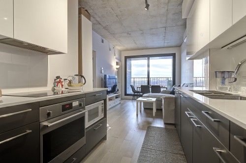 Salle à manger - 912-2020 Boul. René-Lévesque O., Montréal (Ville-Marie), QC - Indoor Photo Showing Kitchen With Upgraded Kitchen