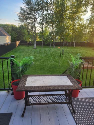 Cour - 18 Rue De Champlain, Saint-André-D'Argenteuil, QC - Outdoor With Deck Patio Veranda With Backyard