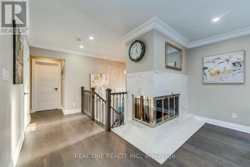 1399 Chriseden Drive, Mississauga, ON - Indoor Photo Showing Other Room With Fireplace