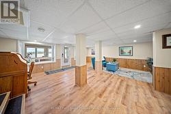 Lower level living space/ rec room - 