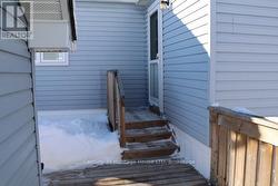 Back door leading to wood deck - 