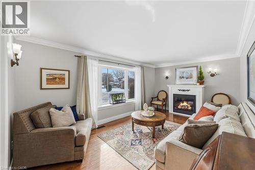 267 Hampton Heath Road, Burlington, ON - Indoor Photo Showing Living Room With Fireplace