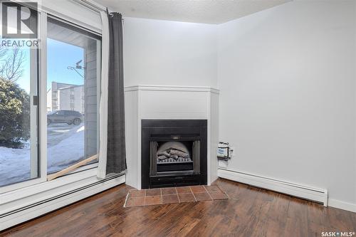 112 203 Tait Place, Saskatoon, SK - Indoor With Fireplace