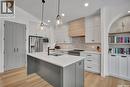 131 Katz Avenue, Saskatoon, SK  - Indoor Photo Showing Kitchen With Upgraded Kitchen 