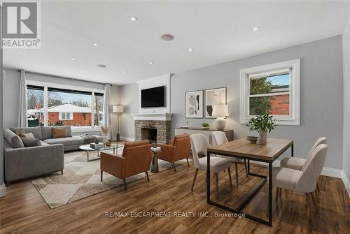 20 Shirley Street, Hamilton, ON - Indoor With Fireplace
