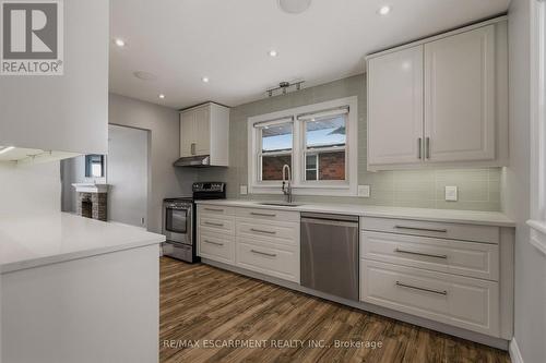 20 Shirley Street, Hamilton, ON - Indoor Photo Showing Kitchen With Stainless Steel Kitchen