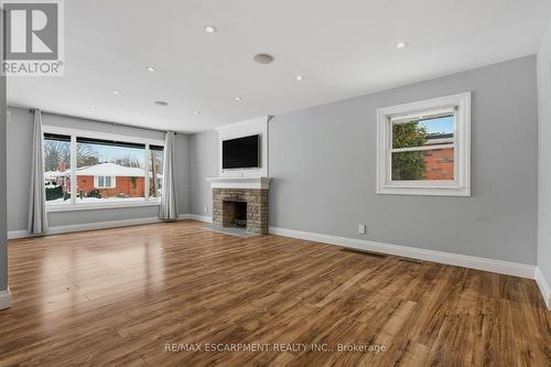 20 Shirley Street, Hamilton, ON - Indoor Photo Showing Living Room With Fireplace