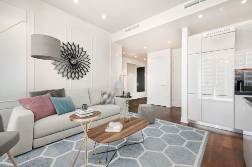 Salon - 3802-1188 Av. Union, Montréal (Ville-Marie), QC - Indoor