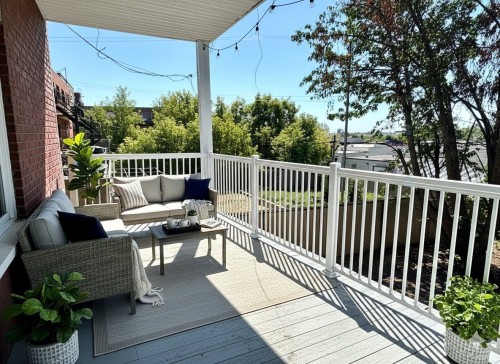 Balcon - 2142 Boul. Grand, Montréal (Côte-Des-Neiges/Notre-Dame-De-Grâce), QC - Outdoor With Deck Patio Veranda With Exterior