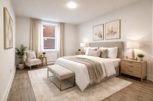 Chambre à coucher - 2142 Boul. Grand, Montréal (Côte-Des-Neiges/Notre-Dame-De-Grâce), QC - Indoor Photo Showing Bedroom