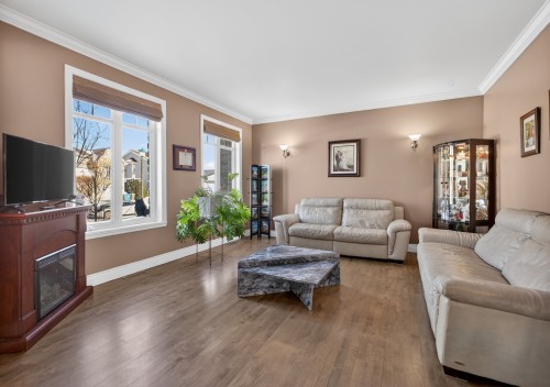 Salon - 107 Rue Thibert, Saint-Constant, QC - Indoor Photo Showing Living Room