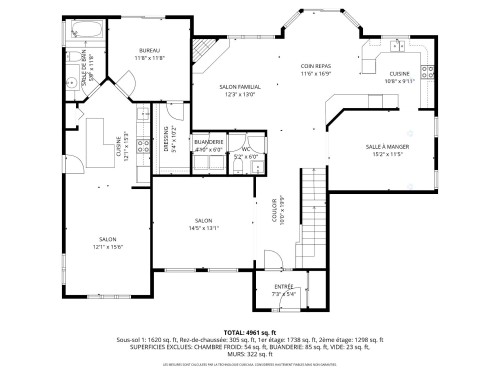Plan (croquis) - 107 Rue Thibert, Saint-Constant, QC - Other
