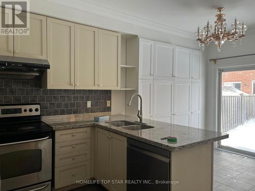 6 Maybole Road, Markham, ON - Indoor Photo Showing Kitchen With Double Sink With Upgraded Kitchen