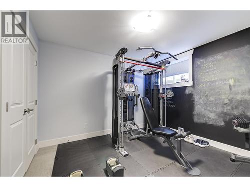 3082 Riesling Way, West Kelowna, BC - Indoor Photo Showing Gym Room